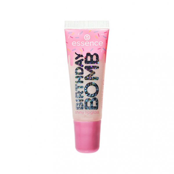 Блеск для губ `ESSENCE` BIRTHDAY BOMB суперглянцевый тон 01 Cake My Day!